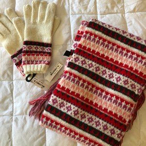 R. Forsythe Gloves and Scarf Set - NWT